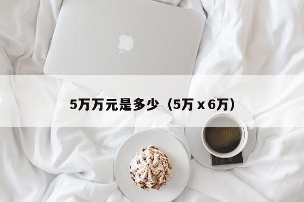 5万万元是多少（5万ⅹ6万）