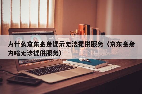 为什么京东金条提示无法提供服务（京东金条为啥无法提供服务）